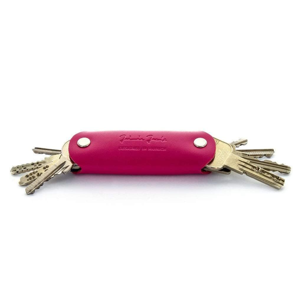 Jaimie Jacobs Schlüsseletui Leder Pink Key Boy - Key Organizer Key Boy Smart Key Organizer Leather