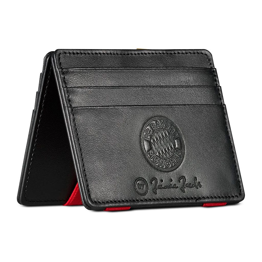 Jaimie Jacobs Geldbeutel Portemonnaie Black with Red Flap Boy Slim FC Bayern München Edition - Magic Wallet without Coin Pocket Flap Boy Slim FC Bayern München Edition Magic Wallet
