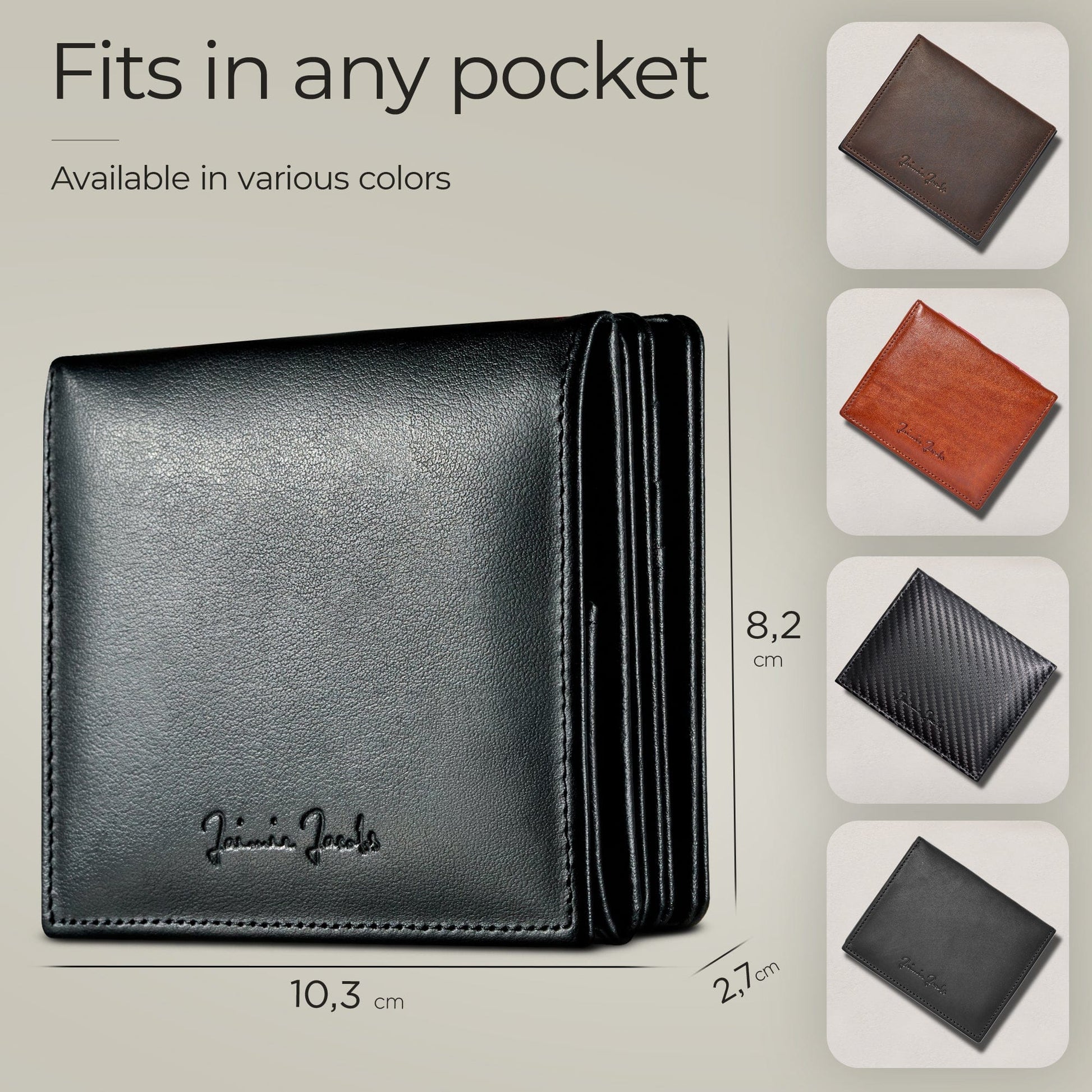 Jaimie Jacobs Geldbeutel Portemonnaie Flap Boy XL - Magic Wallet with Coin Pocket Flap Boy XL - Magic Wallet with Coin Pocket 