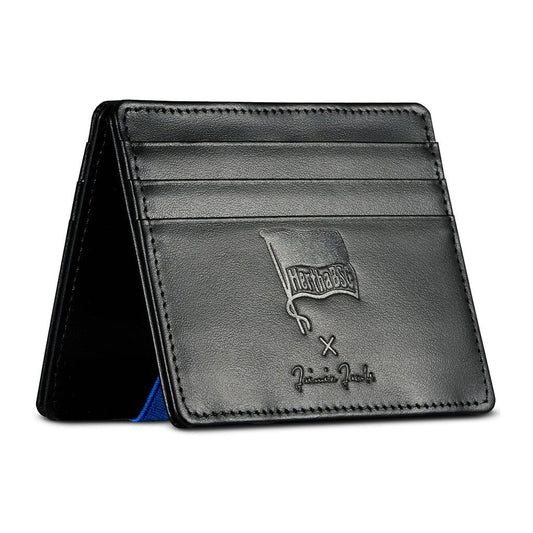 Jaimie Jacobs Geldbeutel Portemonnaie Blue Flap Boy Slim Hertha BSC Edition - Magic Wallet without Coin Pocket Flap Boy Slim FC Schalke 04 Edition Magic Wallet