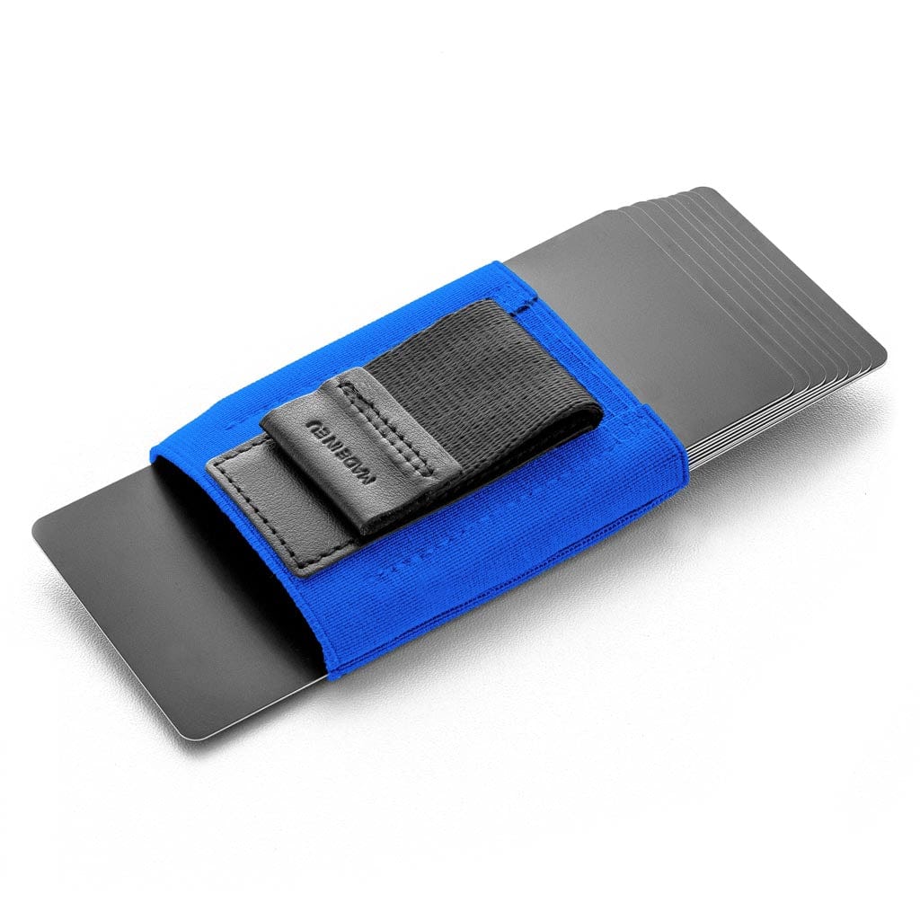 Jaimie Jacobs Geldbeutel Karten Portemonnaie Blue Nano Boy Pocket Hertha BSC Edition - slim wallet with leather coin pocket Nano Boy Pocket Hertha BSC slim wallet