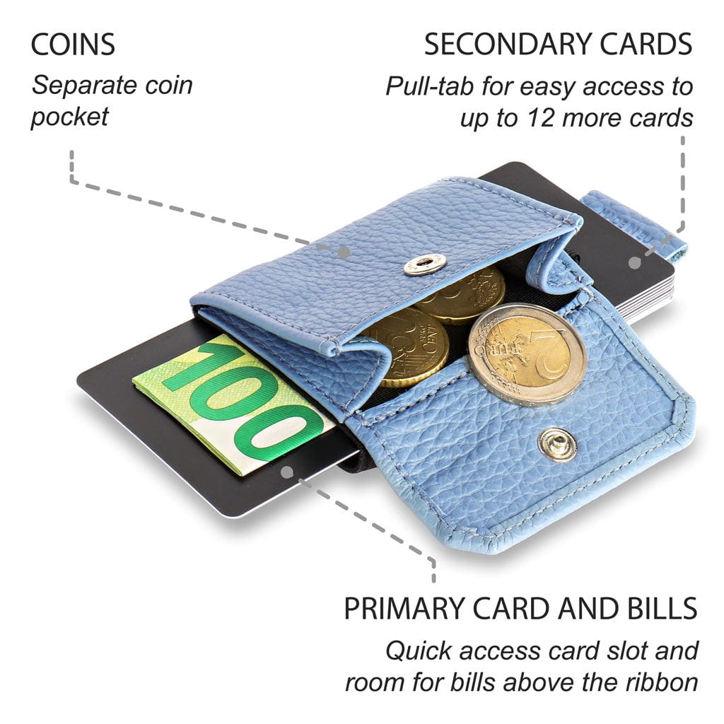 Jaimie Jacobs Geldbeutel Karten Portemonnaie Nano Boy Pocket with leather coin pocket Ladies Edition Nano Boy Pocket with leather coin pocket ladies edition
