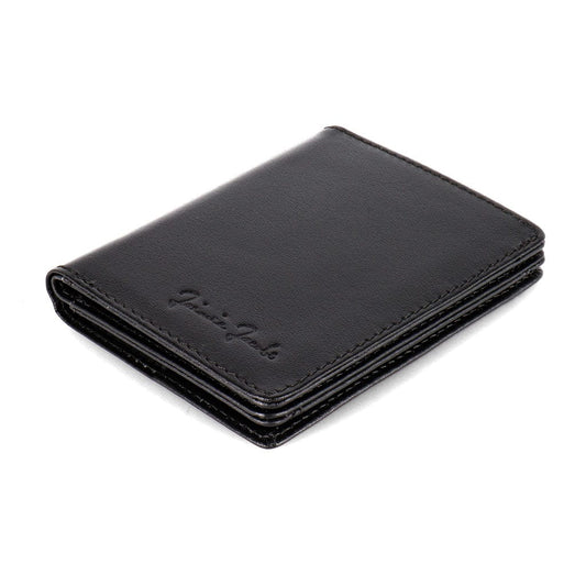 Jaimie Jacobs Geldbeutel Portemonnaie Black Slimstar - slim wallet with large coin pocket Slimstar slim wallet with big coin pocket