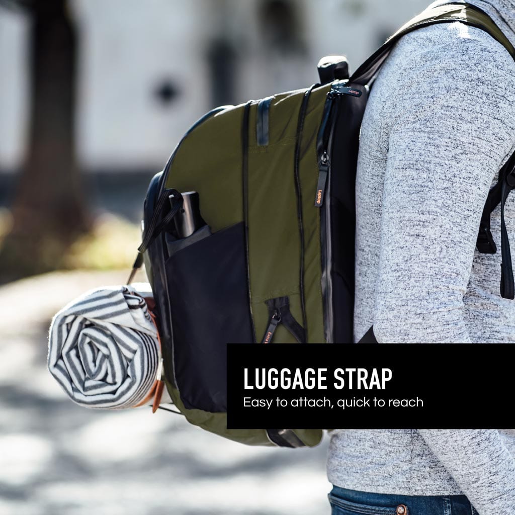 Jaimie Jacobs Rucksack Backpack – optional with laptop compartment (Tech-Sleeve) Smart Backpack with notebook compartment