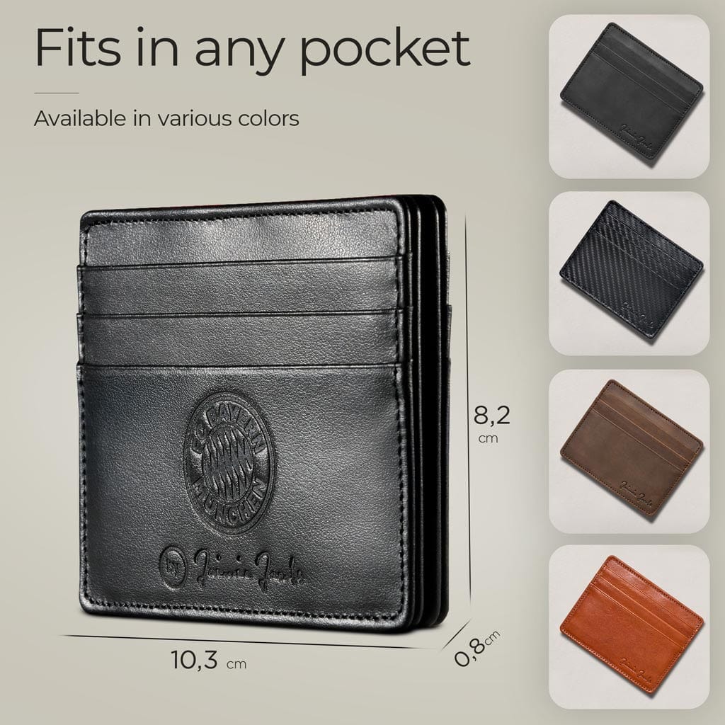 Jaimie Jacobs Geldbeutel Portemonnaie Black with Red Flap Boy Slim FC Bayern München Edition - Magic Wallet without Coin Pocket Flap Boy Slim FC Bayern München Edition Magic Wallet