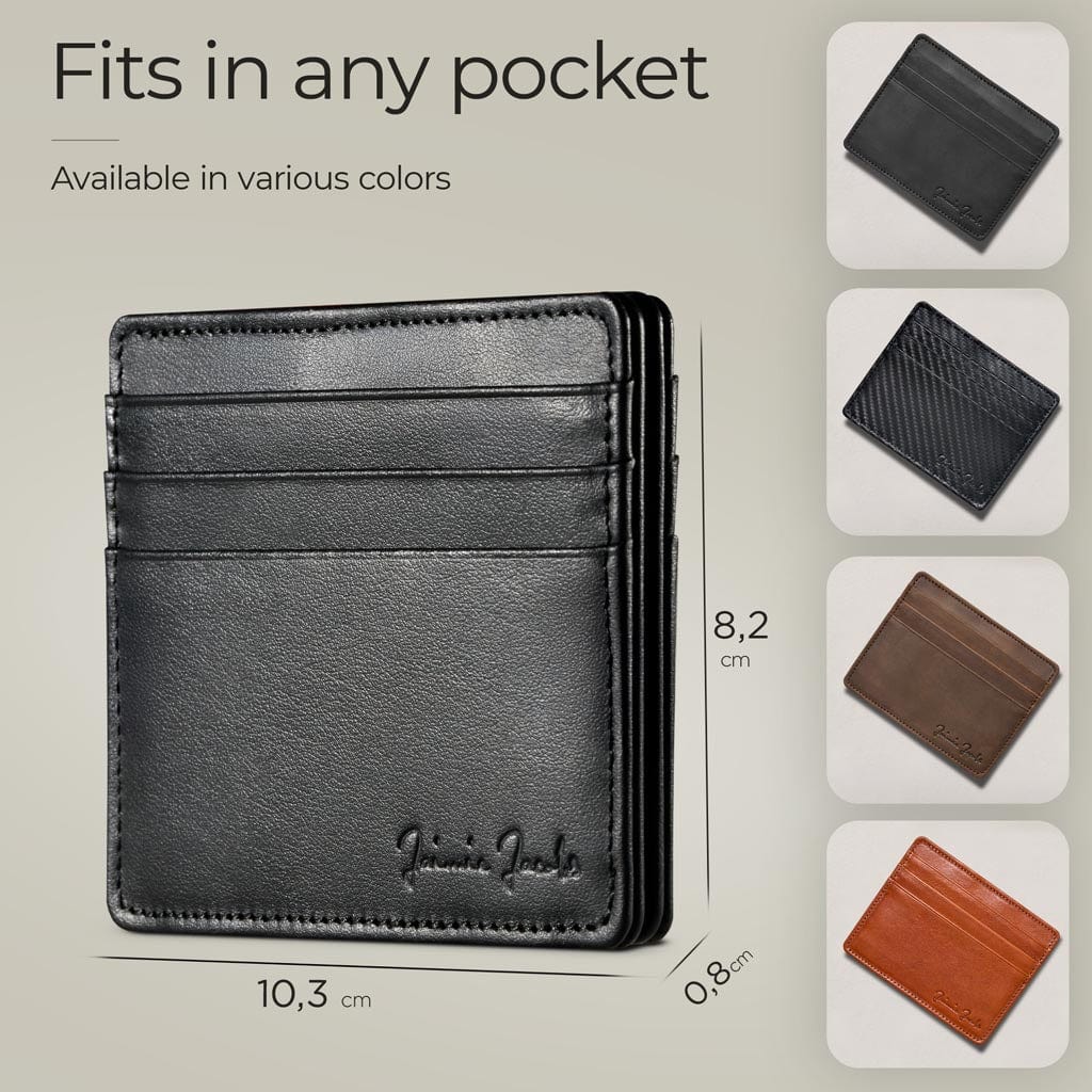 Jaimie Jacobs Geldbeutel Portemonnaie vegan Flap Boy Slim Vegan - Magic Wallet without Coin Pocket Flap Boy Slim Vegan magic wallet without coin pocket men 