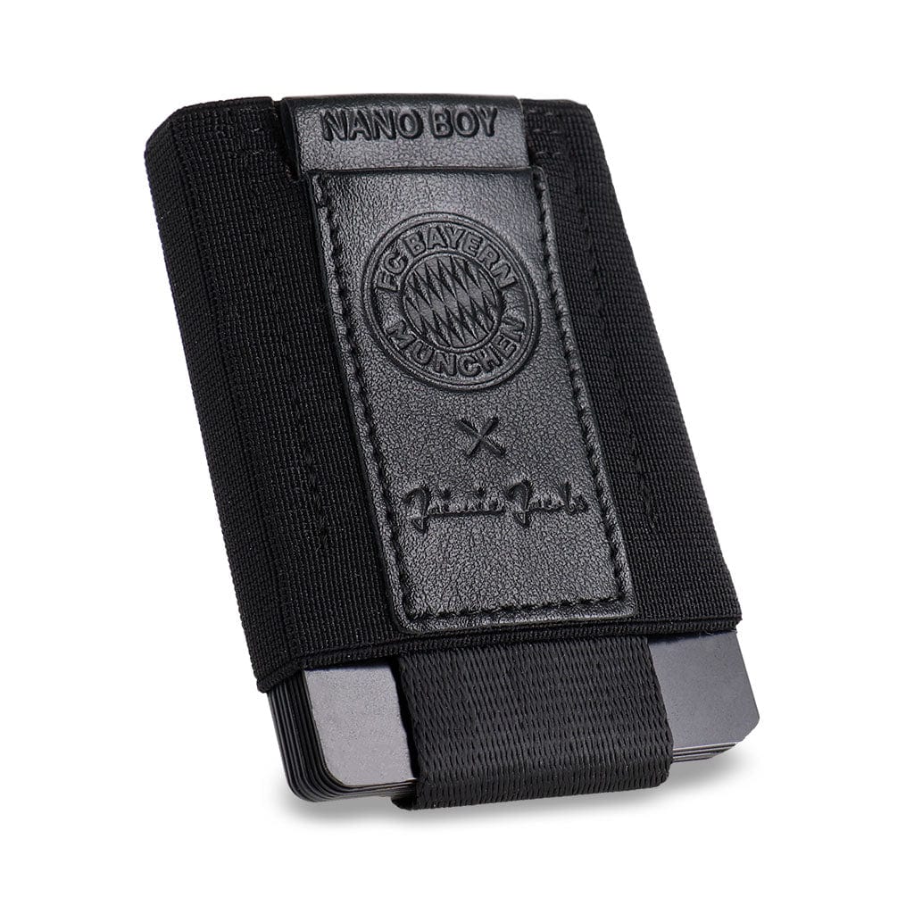 Jaimie Jacobs Geldbeutel Karten Portemonnaie Black Nano Boy FC Bayern München Edition - with small elastic coin pocket Nano Boy FC Bayern Edition with elastic coin pocket