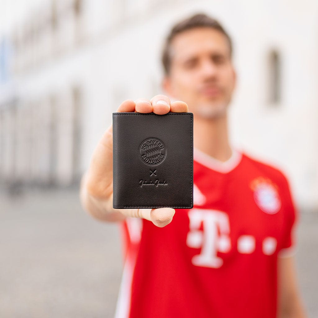 Jaimie Jacobs Geldbeutel Portemonnaie Black Slimstar FC Bayern München Edition with large coin pocket Slimstar FC Bayern München Edition super slim wallet