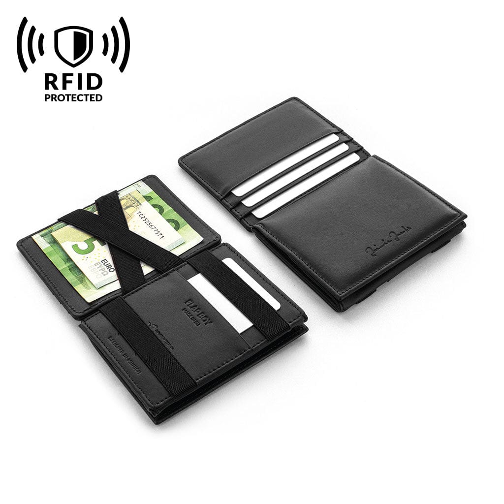 Jaimie Jacobs Geldbeutel Portemonnaie vegan Flap Boy Vegan - Magic Wallet with Coin Pocket Flap Boy Vegan Magic Wallet with Coin Pocket