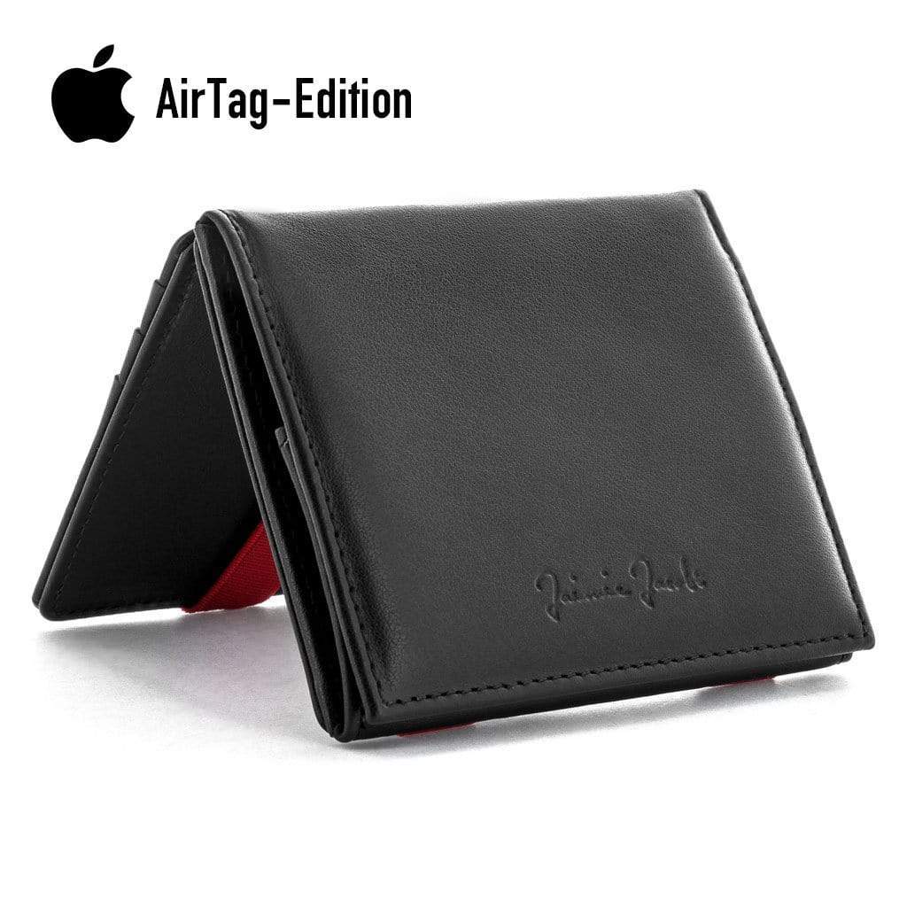 Jaimie Jacobs Geldbeutel Black with Red Flap Boy AirTag-Edition - Magic Wallet with Coin Pocket jamy jamie jami jakobs