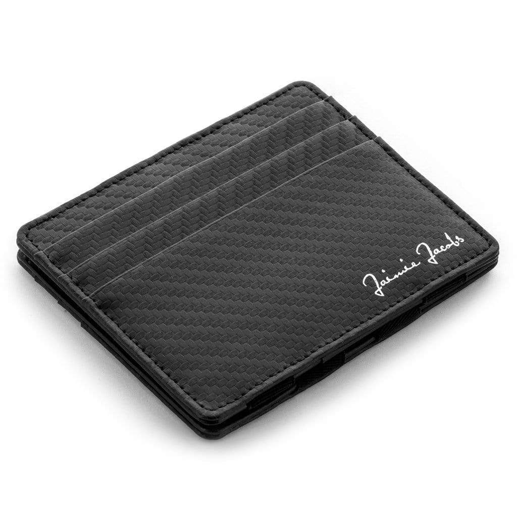 Jaimie Jacobs Geldbeutel Portemonnaie Carbon Flap Boy Slim - Magic Wallet without Coin Pocket Flap Boy Slim Magic Wallet without coin pocket