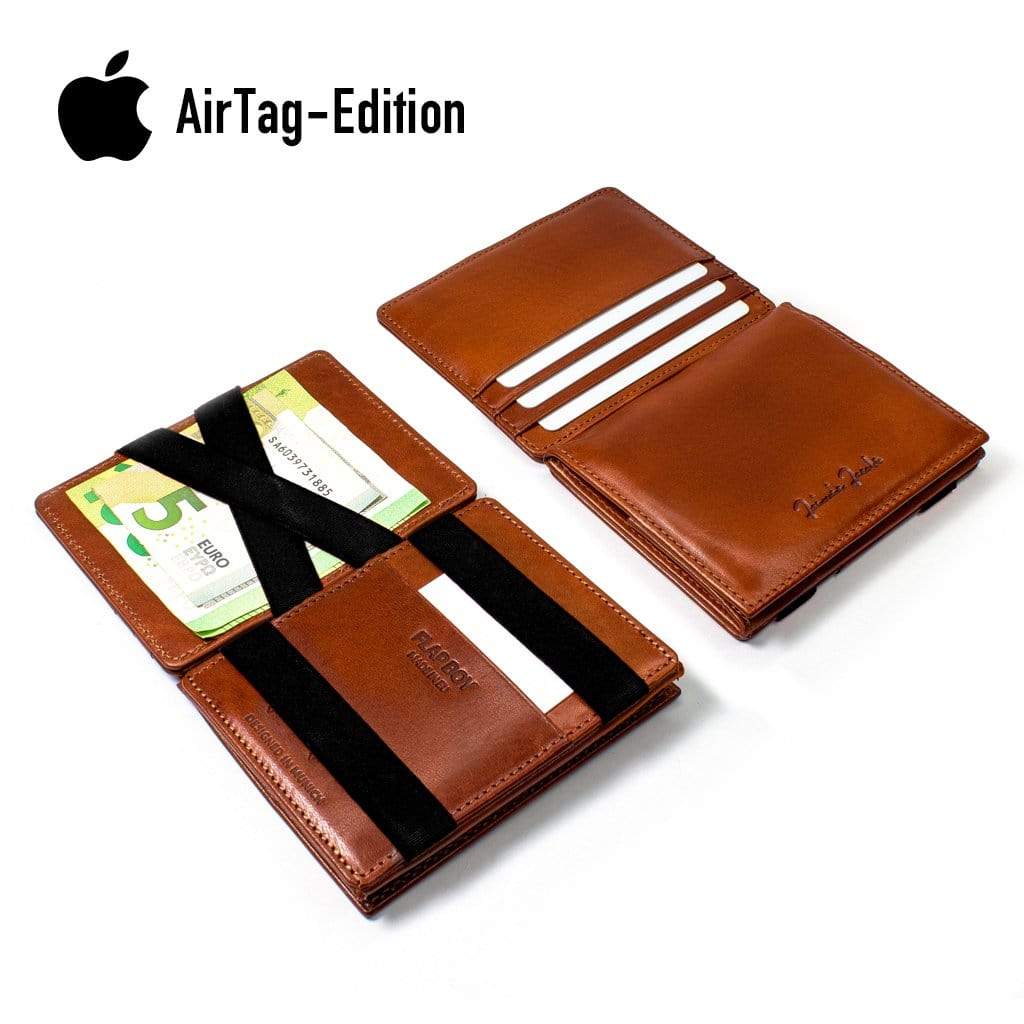 Flap Boy Edition AirTag- Portefeuille magique avec pochette à monnaie