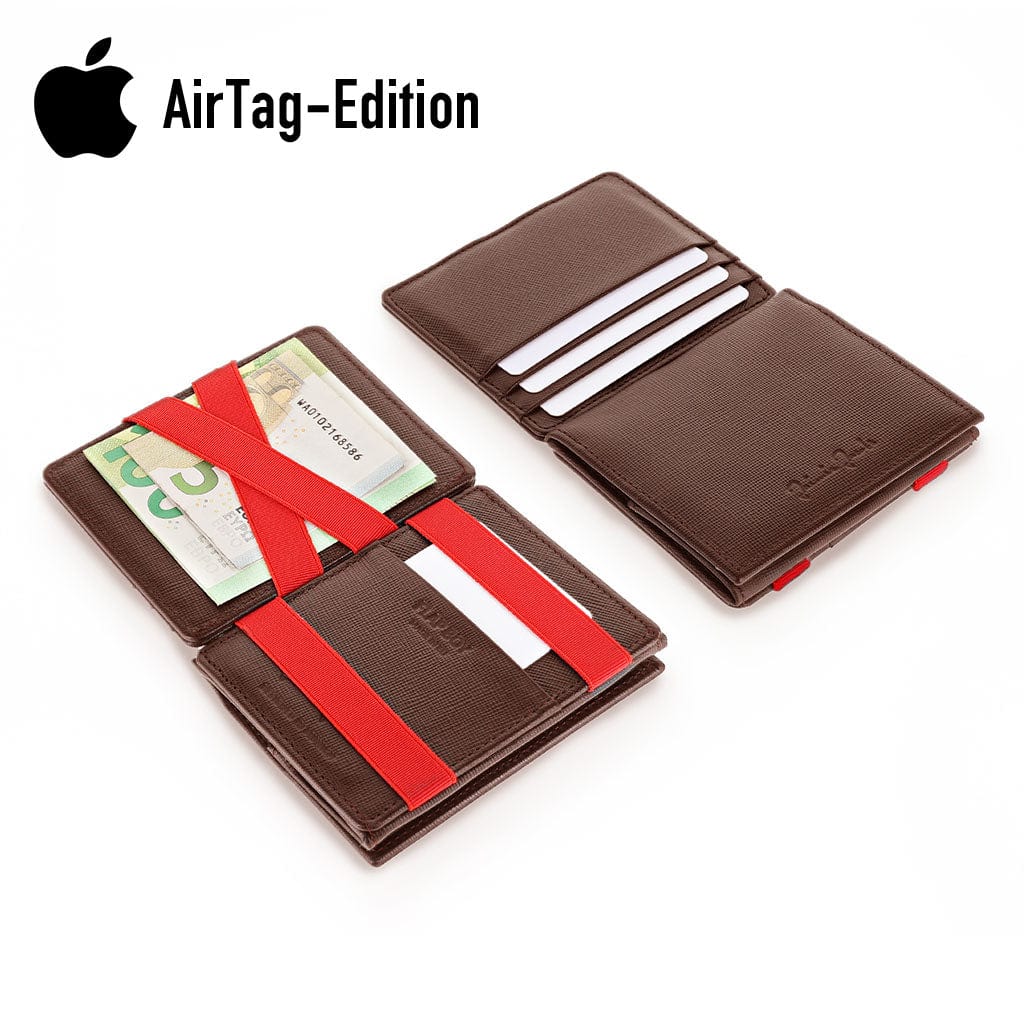 Portefeuille AirTag Billfold avec grande poche à pièces