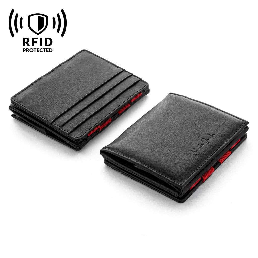 Jaimie Jacobs Geldbeutel Portemonnaie Flap Boy - Magic Wallet with Coin Pocket Flap Boy Magic Wallet with Coin Pocket Genuine Leather