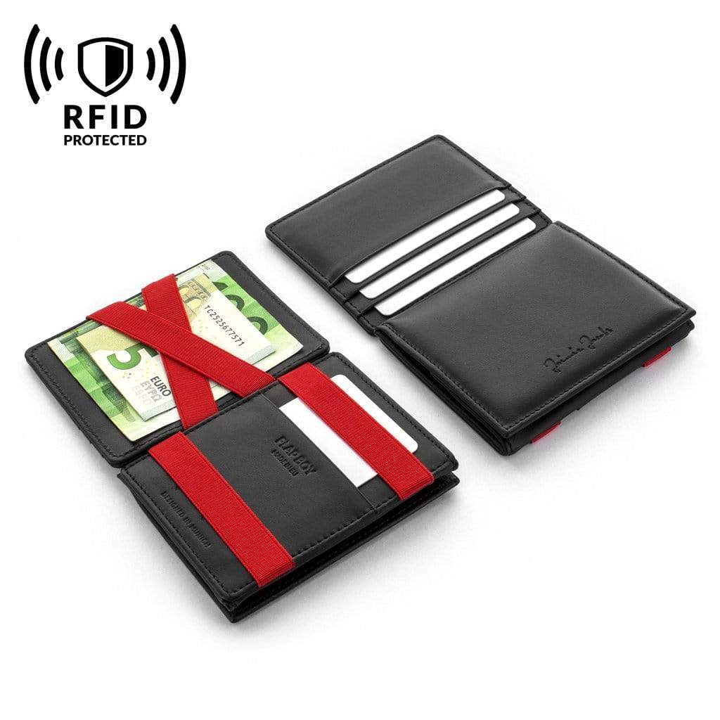 Jaimie Jacobs Geldbeutel Portemonnaie Flap Boy - Magic Wallet with Coin Pocket Flap Boy Magic Wallet with Coin Pocket Genuine Leather