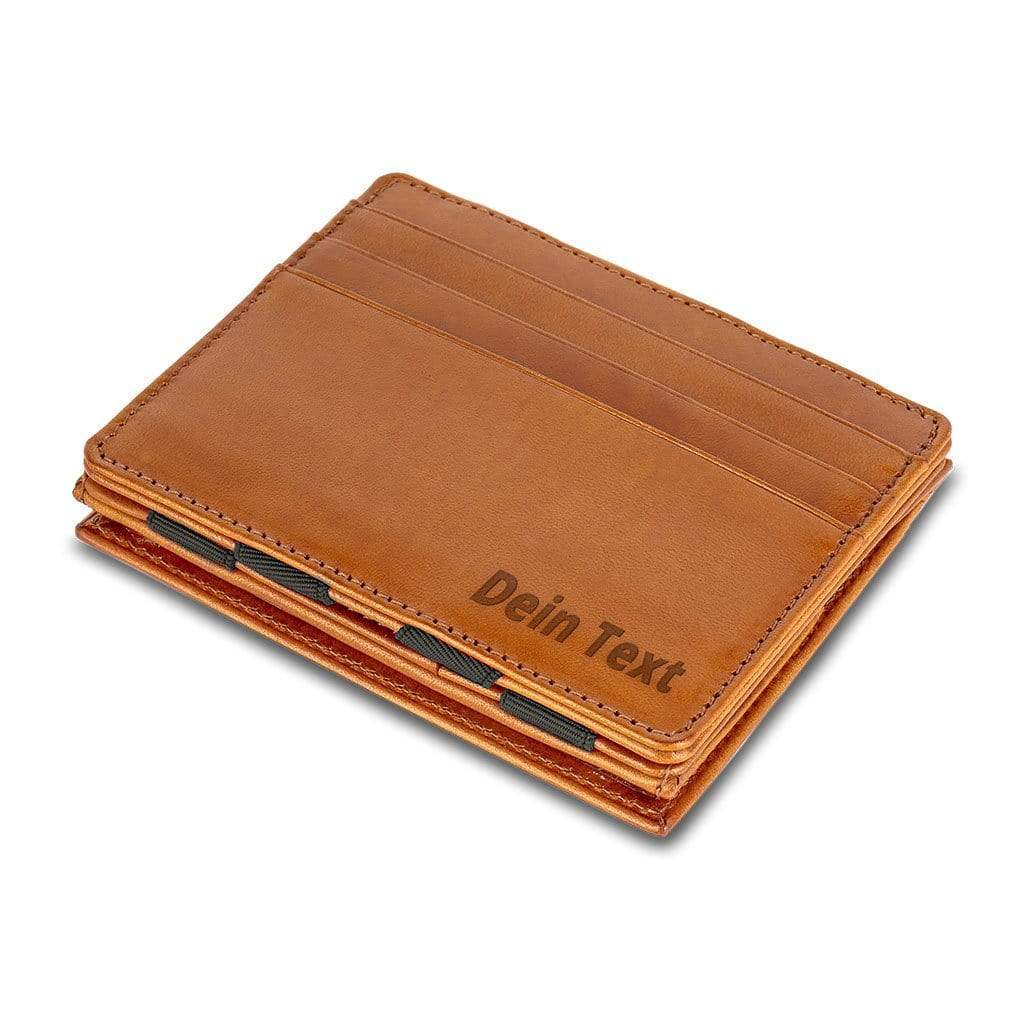 Jaimie Jacobs Geldbeutel Portemonnaie Flap Boy - Magic Wallet with Coin Pocket Flap Boy Magic Wallet with Coin Pocket Genuine Leather