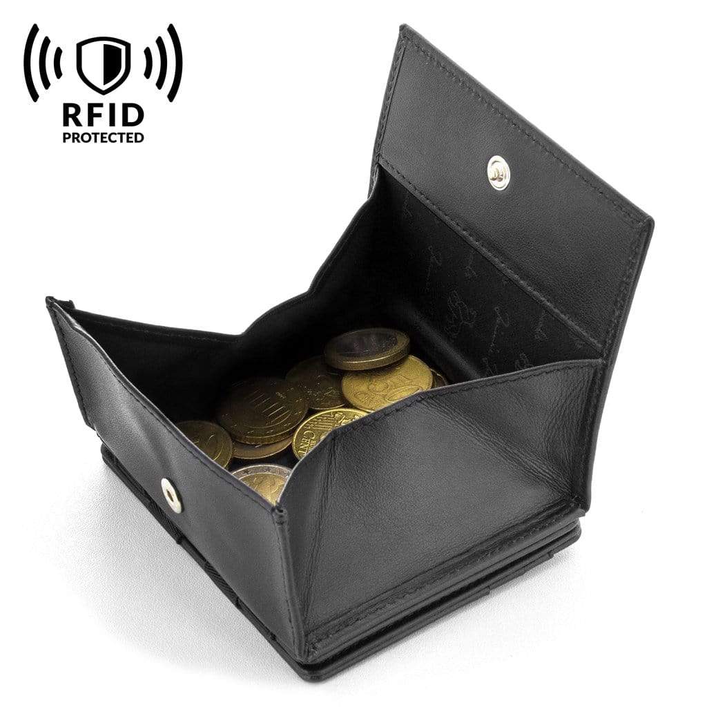 Jaimie Jacobs Geldbeutel Portemonnaie Flap Boy - Magic Wallet with Coin Pocket Flap Boy Magic Wallet with Coin Pocket Genuine Leather