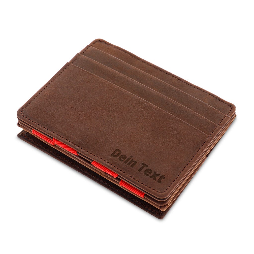 Jaimie Jacobs Geldbeutel Portemonnaie Flap Boy - Magic Wallet with Coin Pocket Flap Boy Magic Wallet with Coin Pocket Genuine Leather