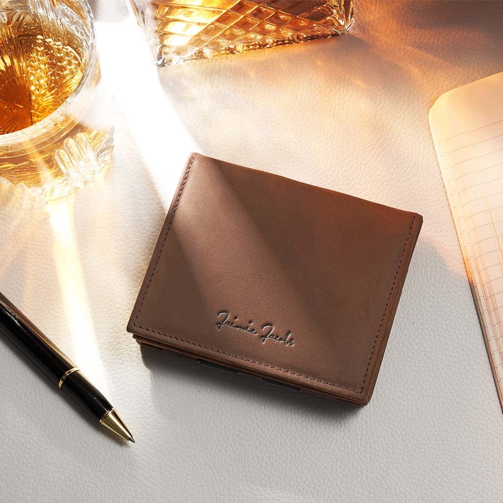 Jaimie Jacobs Geldbeutel Portemonnaie Flap Boy - Magic Wallet with Coin Pocket Flap Boy Magic Wallet with Coin Pocket Genuine Leather