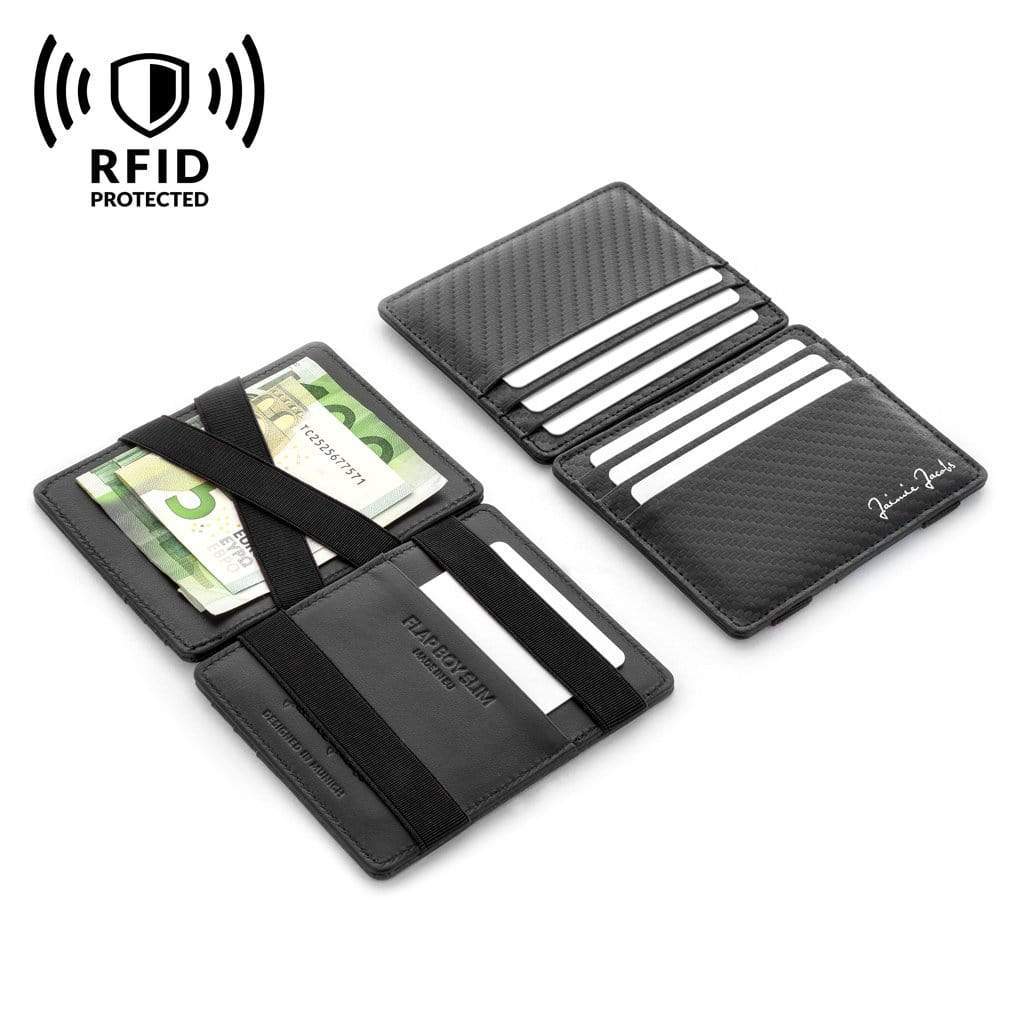 Jaimie Jacobs Geldbeutel Portemonnaie Flap Boy Slim - Magic Wallet without Coin Pocket Flap Boy Slim Magic Wallet without coin pocket