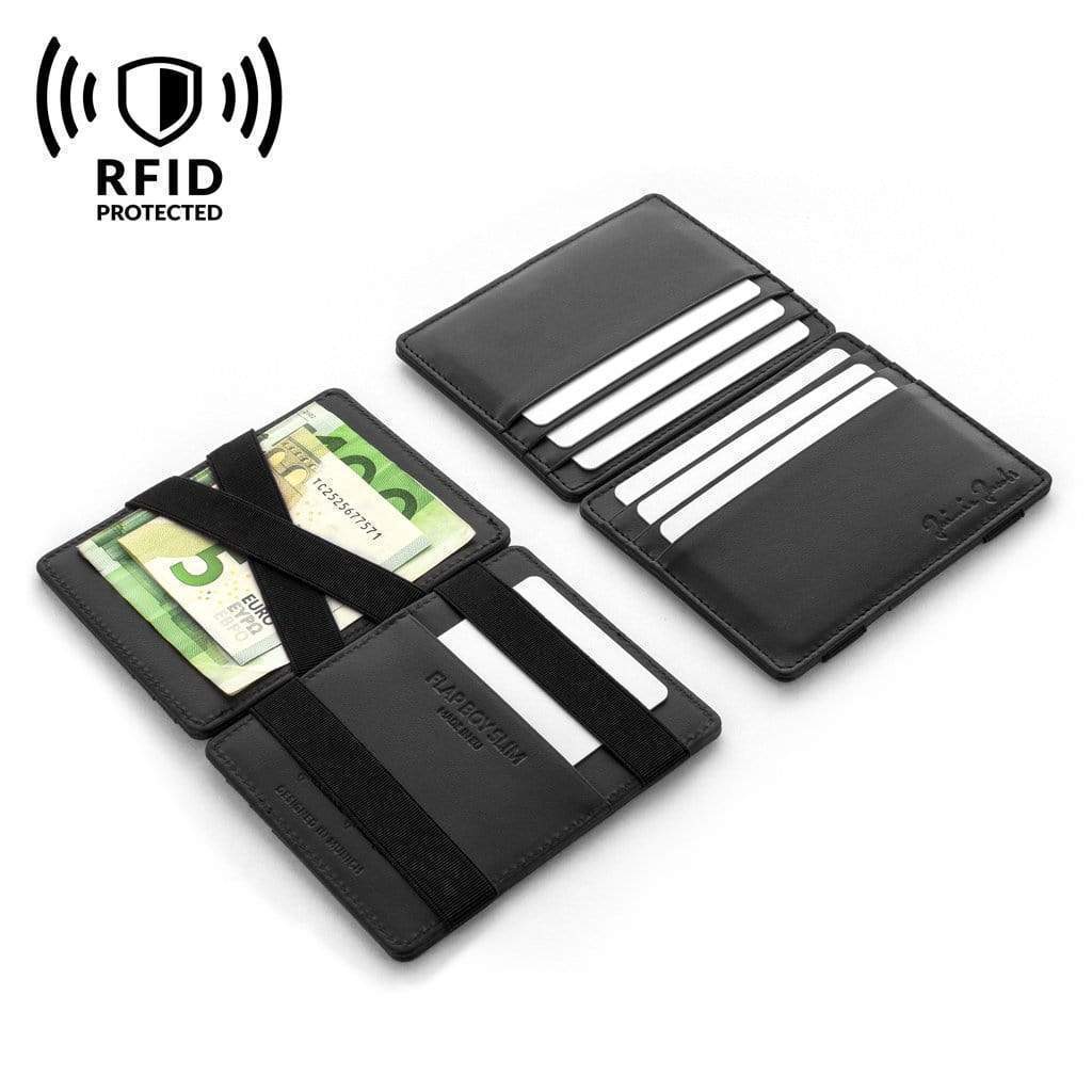 Jaimie Jacobs Geldbeutel Portemonnaie Flap Boy Slim - Magic Wallet without Coin Pocket Flap Boy Slim Magic Wallet without coin pocket