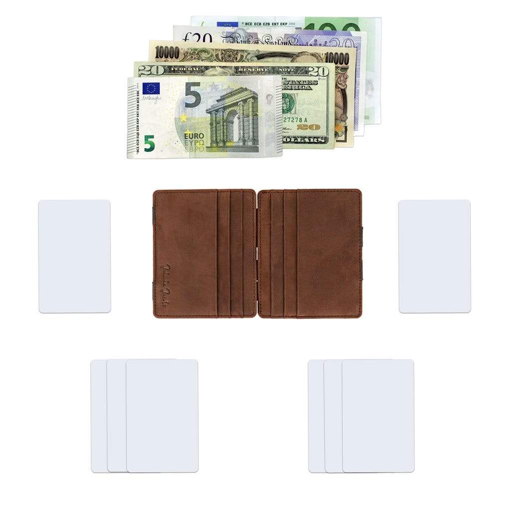 Jaimie Jacobs Geldbeutel Portemonnaie Flap Boy Slim - Magic Wallet without Coin Pocket Flap Boy Slim Magic Wallet without coin pocket