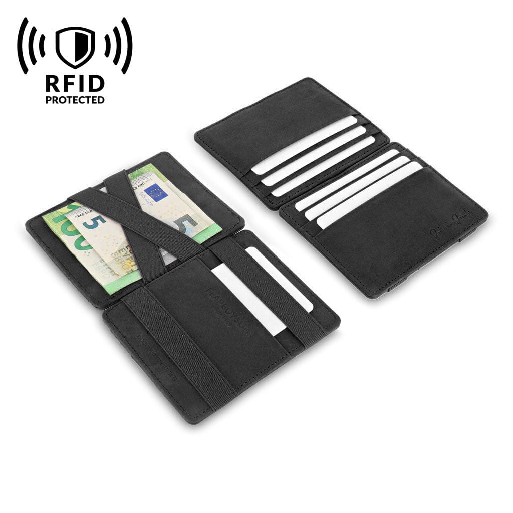 Jaimie Jacobs Geldbeutel Portemonnaie Flap Boy Slim - Magic Wallet without Coin Pocket Flap Boy Slim Magic Wallet without coin pocket