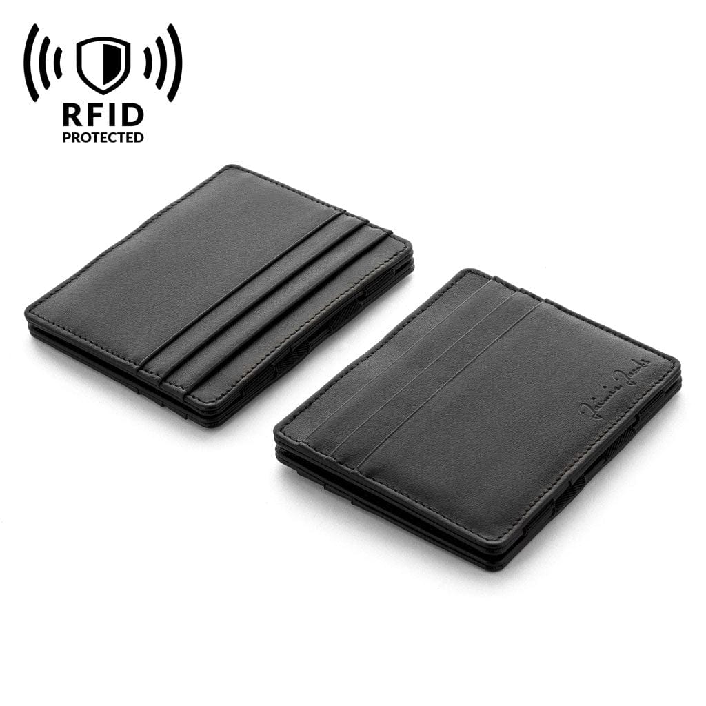 Jaimie Jacobs Geldbeutel Portemonnaie vegan Flap Boy Slim Vegan - Magic Wallet without Coin Pocket Flap Boy Slim Vegan magic wallet without coin pocket men 