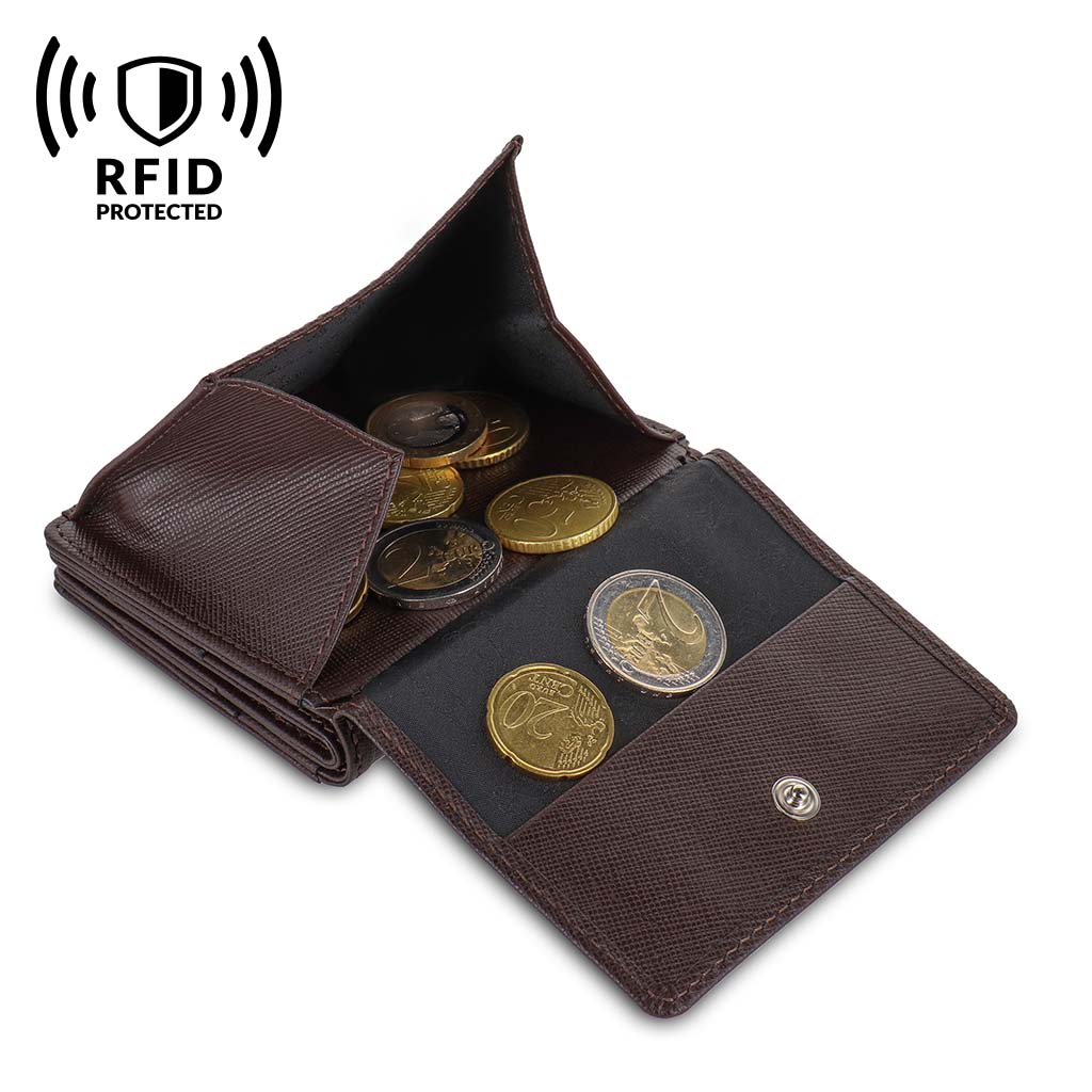 Jaimie Jacobs Geldbeutel Portemonnaie Flapstar Magic Wallet with coin pocket Flapstar with Coin Pocket Magic Wallet Leather