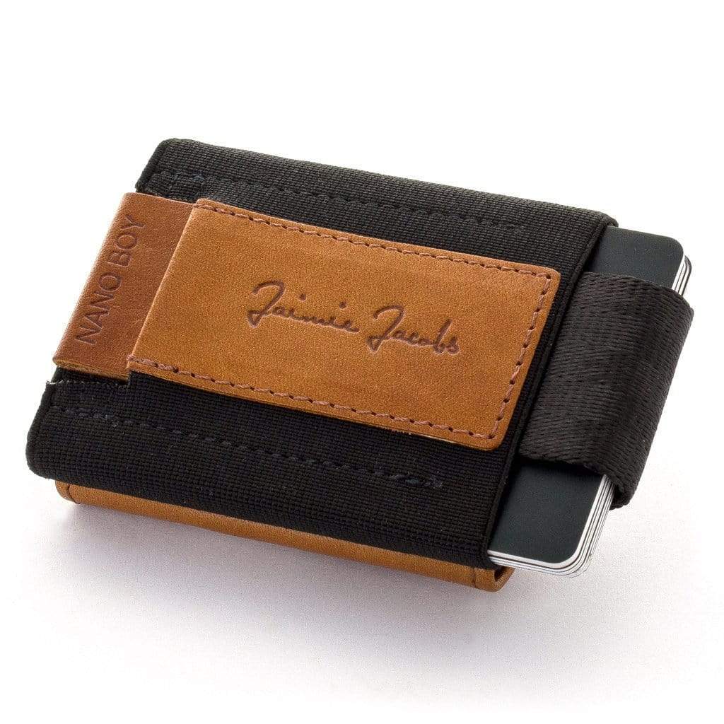 Jaimie Jacobs Geldbeutel Karten Portemonnaie Nano Boy Pocket with leather coin pocket Nano Boy Pocket wallet with leather coin pocket