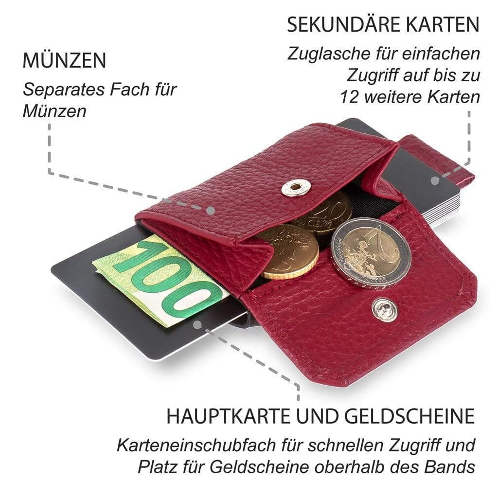 Jaimie Jacobs Geldbeutel Nano Boy Pocket with leather coin pocket Ladies Edition jamy jamie jami jakobs