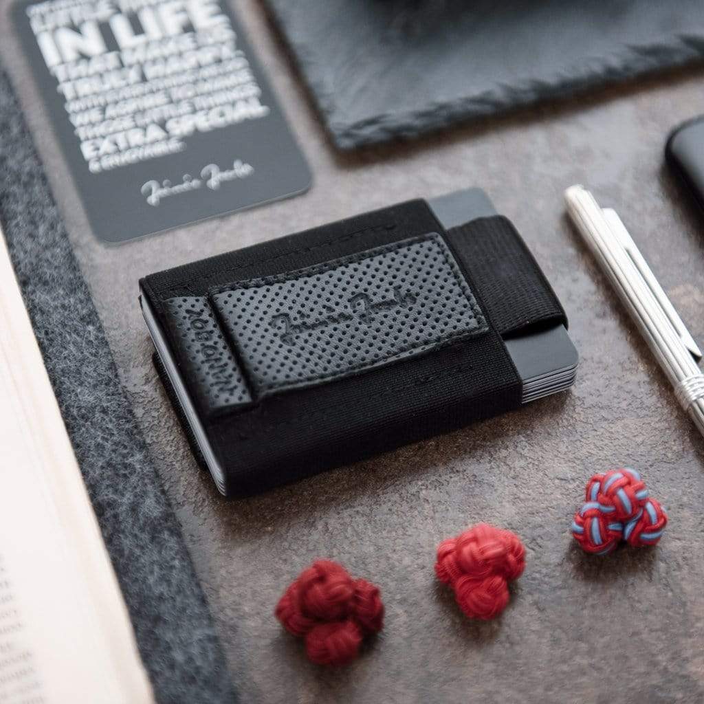 Jaimie Jacobs Geldbeutel Karten Portemonnaie Nano Boy with small elastic coin pocket Nano Boy mini wallet for men and women
