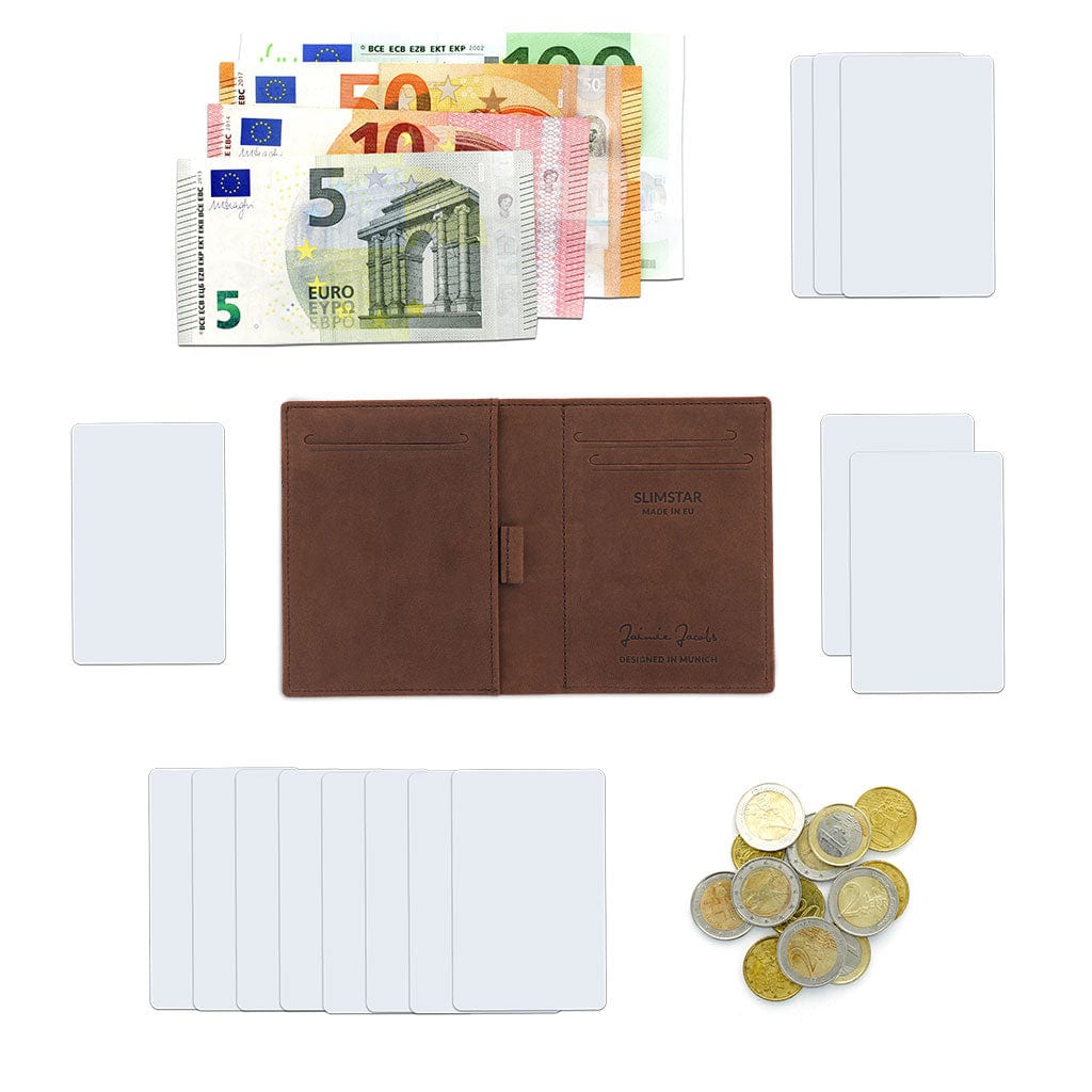 Jaimie Jacobs Geldbeutel Portemonnaie Slimstar - slim wallet with large coin pocket Slimstar slim wallet with big coin pocket