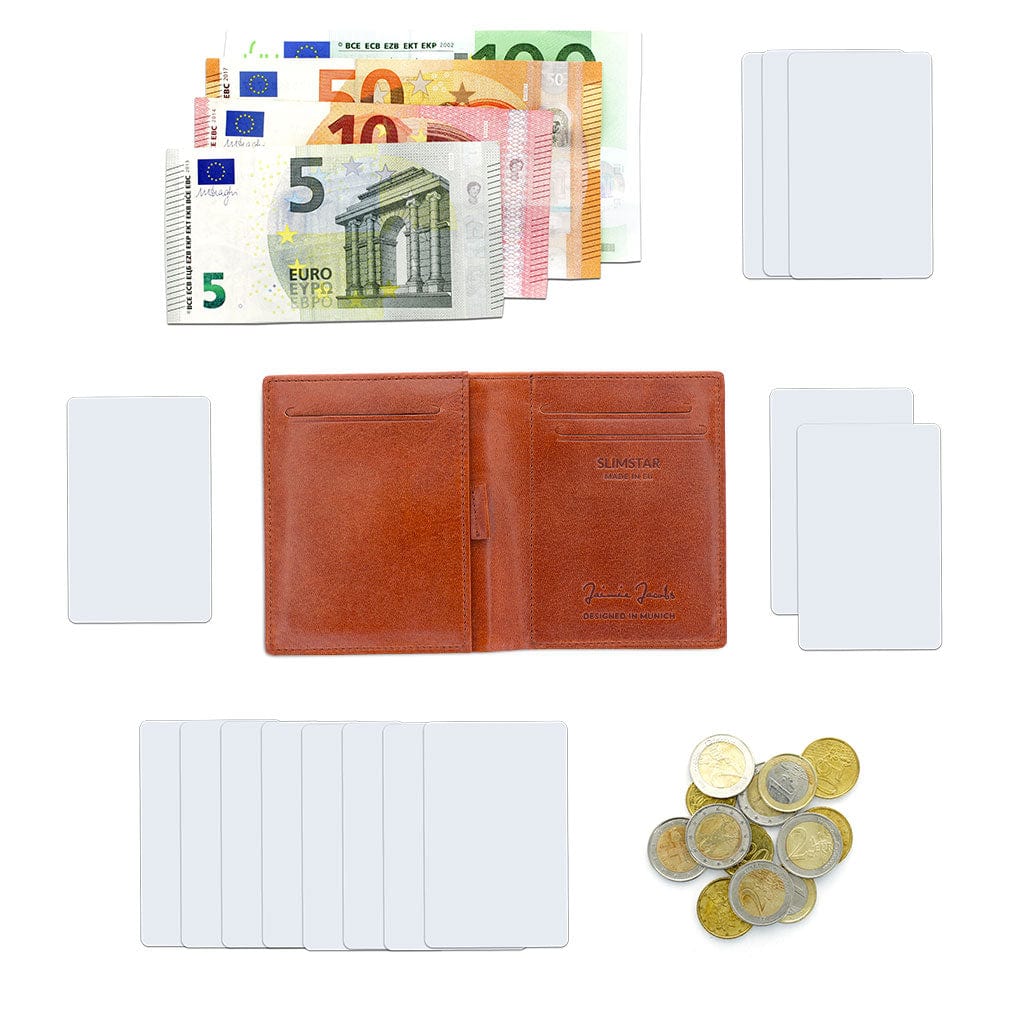 Jaimie Jacobs Geldbeutel Portemonnaie Slimstar - slim wallet with large coin pocket Slimstar slim wallet with big coin pocket