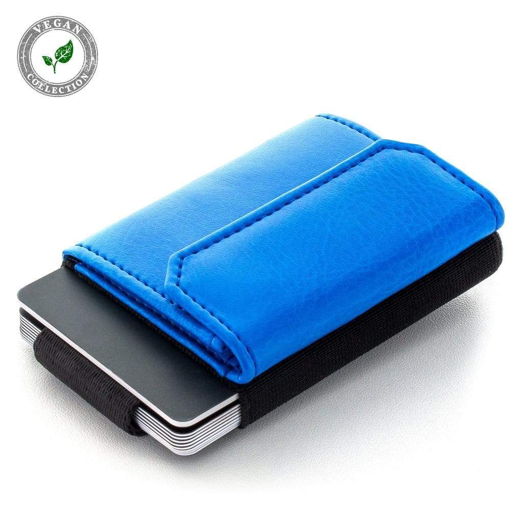 Jaimie Jacobs Geldbeutel Vegan Blue Nano Boy Pocket with leather coin pocket jamy jamie jami jakobs