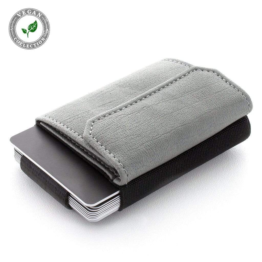 Jaimie Jacobs Geldbeutel Vegan Grey Nano Boy Pocket with leather coin pocket jamy jamie jami jakobs