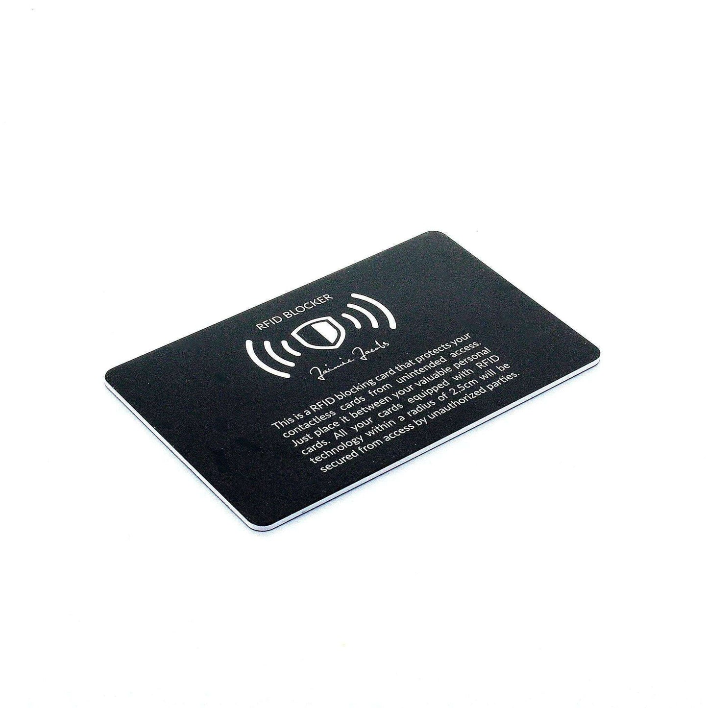 Jaimie Jacobs RFID protection card jamy jamie jami jakobs