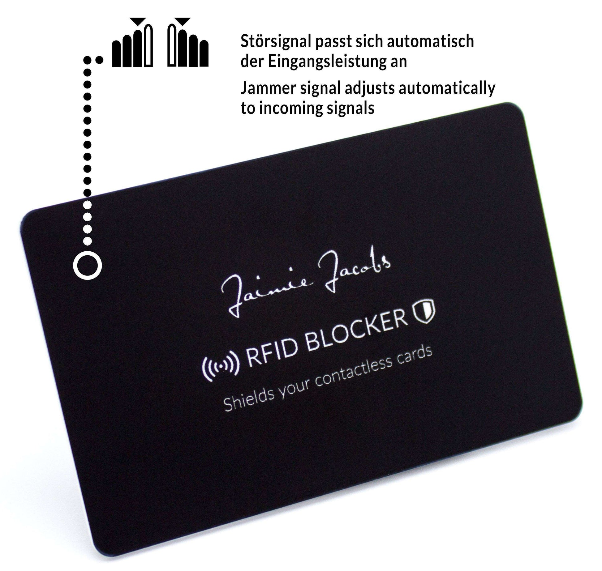 Jaimie Jacobs RFID protection card RFID protection card for RFID and NFC cards