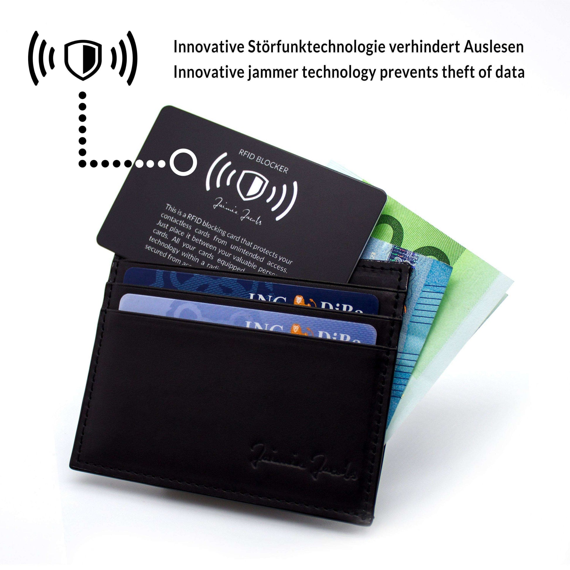 2x RFID Blocker Karte NFC Schutz für EC & Kreditkarten Schutzkarte Blocking  Card